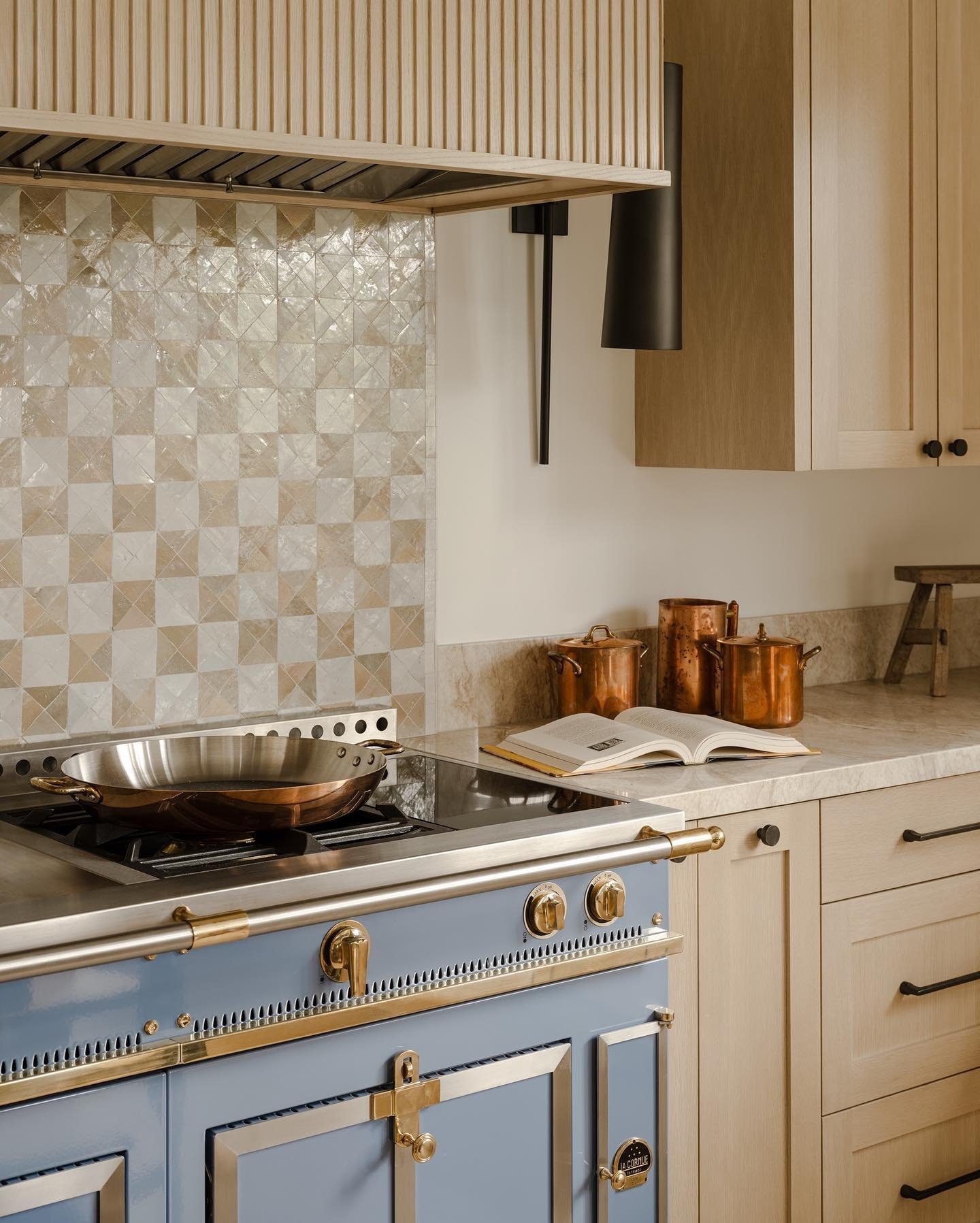 stunning zellige tile used as backsplash Granite Bay kitchen remodel