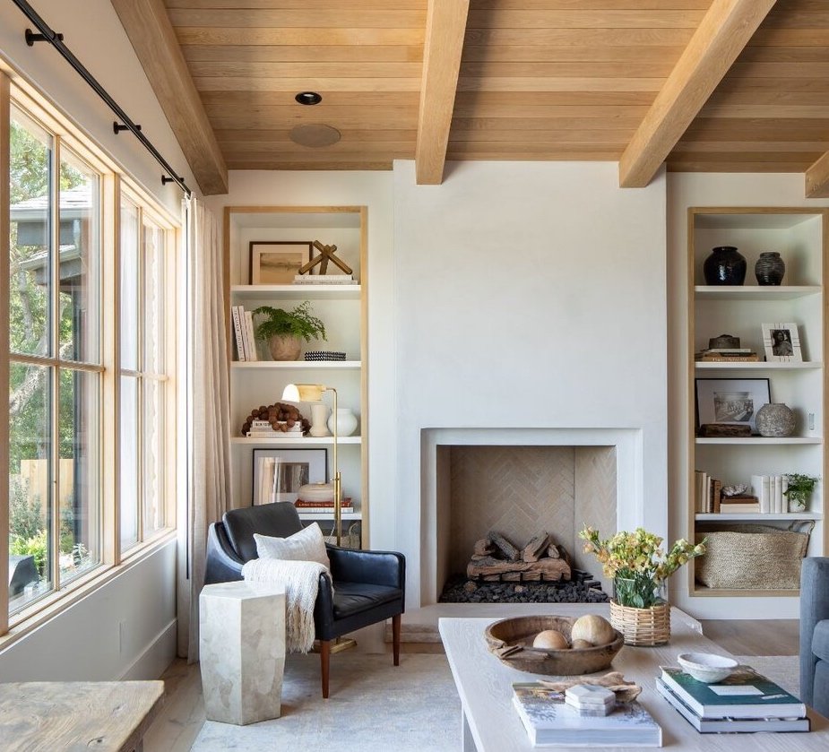 Simple yet beautiful fireplace Sacramento Interior Designer